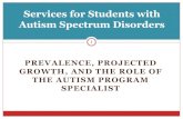 Services for Students with Autism Spectrum Disorders › cms › lib › VA01000195 › Centricity... · Services for Students with Autism Spectrum Disorders 1 . The Centers for Disease