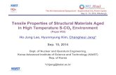 Tensile Properties of Structural Materials Aged in High ...sco2symposium.com/papers2014/materials/32PPT-Jang.pdf · Needle-like ppt G.B. carbide G.B. carbide G.B. carbide Cr-rich