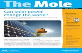 The Mole€¦ · The world’s smallest remote control car debuts On-screen chemistry Titanic implications for tiny impurities Editor Karen j ogilvie Assistant editor david sait Production