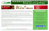 NewsLetter - Warrawong › content › dam › ... · NewsLetter Presentation Assembly - 9.15am Thursday 13 December Last Newsletter It’s Cool to be at School Warrawong Way - Monday