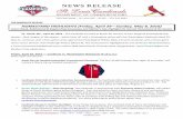 HOMESTAND HIGHLIGHTS (Friday, April 29 Sunday, May 8, 2016)boston.redsox.mlb.com/documents/0/5/6/175670056/2016_2_HOME… · FOR IMMEDIATE RELEASE HOMESTAND HIGHLIGHTS (Friday, April
