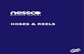 HOSES & REELS - Nessco Pressure Systems · hoses & reels infinity airline accessories technical specs Ød hose id max pressure h l 12 8mm 15 bar 251 390 technical specs Ød hose id