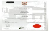 ELCARBO PLUMBING - Geysers, Domestic & Commercial … trade certificate0001.pdfTRADE TEST CERTIFICATE This is to certify that Alvin Naicker City Ñumber has passed a trade test to