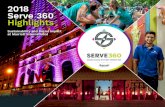 2018 Serve 360 Highlights - csr-marriott · 2019-10-29 · Note: Our 2018 Serve 360 Highlights have incorporated data and information from our full portfolio of owned, managed and