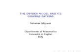 THE SNYDER MODEL AND ITS GENERALIZATIONSunica_it_01.pdf · however break Lorentz invariance. A way to reconcile discreteness of spacetime with Lorentz invariance was proposed by Snyder