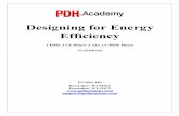 designing for energy efficiency course - PDH Academy · Designing for Energy Efficiency . 3 PDH/ 3 CE Hours/ 3 AIA LU/HSW Hours . AIAPDH192 . PO Box 449 . Pewaukee, WI 53072 . Pewaukee,