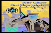 PETTY OFFICER FIRST CLASS SELECTEE...Student Handouts CPPD-LEAD09-003 Petty Officer First Class Selectee Leadership Course ix HOW TO USE YOUR GUIDE This publication has been prepared