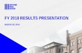 FY 2018 RESULTS PRESENTATION - Instone Real Estate · Concluded sales contracts for €461m expected sales volume (1,033 units) Operational achievements Financial performance & outlook