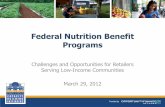 Federal Nutrition Benefit Programs › Documents › Web 6...–Introduction to federal nutrition benefit programs available at the retail level ... EBT sales have increased 300% in