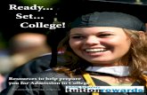 Ready Set College! - SAGE Scholars Tuition Rewards Programcfs3-01.tuitionrewards.com/10mp/Ready Set College booklet... · 2014-05-30 · • Obtain an unofficial copy of your transcript