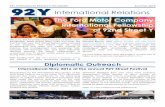 Summer 2016 Newsletter - 92nd Street Y · 2016-08-10 · Summer 2016 92Y International Relations Newsletter International Relations The 2016 Ford Motor Company International Fellowship