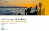 SAPآ´s Strategy for Enabling Integrated Business SAP Integrated Business Planning Supplier Collaboration