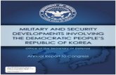 Military and Security Developments Involving...Military and Security Developments Involving the Democratic People’s Republic of Korea 2 programs. Both the September 19 Joint Statement