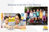 Welcome to the SDA 2 RAC Meeting! - SPARK Learning Labsindianaspark.com › wp-content › uploads › 2020 › 04 › SDA-2-May-202… · Welcome to the SDA 2 RAC Meeting! Purpose