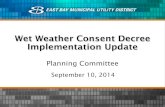 Wet Weather Consent Decree Implementation Update...Wet Weather Consent Decree Implementation Update Planning Committee September 10, 2014 Agenda •Background •Regional Private Sewer