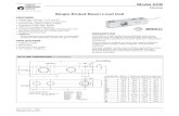 Single-Ended Beam Load Cell - Intertechnology · 2016-01-19 · Single-Ended Beam Load Cell SPECIFICATIONS PARAMETER VALUE UNIT Standard capacities (Emax) 500, 1000, 2000, 5000 kg
