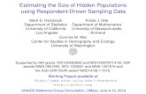 Estimating the Size of Hidden Populations using … › ~handcock › hpmrg › UNAIDS_Reference_Group...Estimating the Size of Hidden Populations using Respondent-Driven Sampling