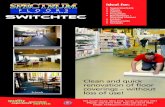 Supermarkets • Shops • Offices • Hospitals Switchtec ... · New PVC, CV, nora© coverings, fitted carpets On tiled floors, anhydrite comp. floors, chipboard For New PVC, CV,