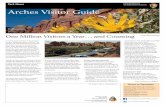 Arches Visitor Guide · lane along the scenic drive. high traffic volume, including large rVs, makes for Park news national Park service u.s. Department of the interior n ational