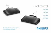 LFH 2210 LFH 2310 LFH 2320 LFH 2330 - Philips...User manual 7 ENGLISH LFH 2210 / 2310 LFH 2320 4 Use the foot control4.1 Foot control 2210 / 2310 / 2320The foot control has three pedals: