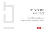 BIG DATA AND ANALYTICS - Sveriges Riksbank · BIG DATA AND ANALYTICS. OUR RESEARCH: SURVIVING THE DATA FLOOD. SOME QUESTIONS AROUND BIG DATA ... – Web analytics, fraud detection,