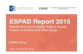 ESPAD Report 2015 -  · ESPAD Report 2015 Results from the European School Survey Project on Alcohol and Other Drugs ESPAD Group ... 25-country trend 1995-2015 (percentage) 11. Perceived