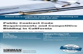 Public Contract Code Requirements and Competitive Bidding ...les.brochure.s3.amazonaws.com/386213.pdf · Public Contract Code Requirements and Competitive Bidding in California Discover