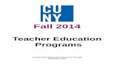 API Report Cover Fall 2014 - Teacher Education › irdatabook › rpts3_AY_archive › AY2014 › ACPG... · 2015-02-03 · Fall 2014 Teacher Education Programs Includes New Registrations
