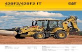 Large Specalog for 420F2/420F2 IT Backhoe … Backhoe.pdfOperating Weight – Minimum 7726 kg 17,033 lb Rated Net Power – SAE J1349 69 kW 93 hp Operating Weight – Maximum (ROPS