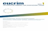 eucrim 1 - European Commission · Prof. Dr. Ester Herlin-Karnell 32 The Directive on the right of access to a lawyer in criminal proceedings and in Euro-pean arrest warrant proceedings