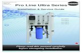Good Water Warehouse Inc. , CA Newmarket, ON Pro Line ... › content › pdf › Ultra Series... · The Pro-Line Ultra Series commercial reverse osmosis system has been designed