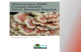 Wisconsin DNR Forest Health 2014 Annual Report...2015/05/01  · Wisconsin DNR Forest Health Staff (as of December 31, 2015) Southern District Northeast District Linda Williams Forest