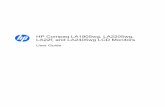 HP Compaq LA1905wg, LA2205wg, LA22f, and LA2405wg LCD … › User-Manual › 1015802039.pdf · 2010-05-18 · HP Compaq LA1905wg, LA2205wg, LA22f, and LA2405wg LCD Monitors User