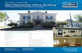 well-maintained office Building · Portsmouth, Nh david.choate@colliers.com snapshot > office space coLLiers iNterNatioNaL 500 market street, suite 9 Portsmouth, Nh 03801 maiN +1