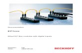 Documentation EP1xxx - Beckhoff Automation · 2020-04-29 · Documentation EP1xxx EtherCAT Box modules with digital inputs 2.8 2020-04-29 Version: Date: Table of contents ... EP1098-0001
