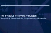 The FY 2015 Preliminary Budget...The FY 2014 budget relies on the use of $1 billion of resources from prior years for balance, and our plan for FY 2015 relies on the use of $1.8 billion