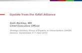 Update from the GAVI Alliance - WHO | World Health ... · Update from the GAVI Alliance 2 ! Support to countries ! Policy and market shaping update ... Equity % of GAVI countries