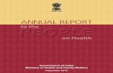 ANNUAL REPORT - indiaenvironmentportal › files › Annual... · The Union Health Budget has increased from Rs. 8000 crore in 2004-05 to over Rs. 21000 crore now. State Health expenditures