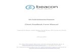Client Feedback Form Manual - Beacon Health Options...Client Feedback Form Manual Prepared for Beacon Health Options by Jeb Brown, PhD, Center for Clinical Informatics February 2014