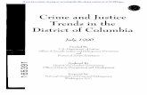 Crire~ and Justice Trends in the District of Colulnbia · Trends in the District of Colulnbia July 1996 Funded By U.S. Department of Justice Office of Juvenile Justice and Delinquency