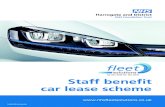 Staff benefit car lease scheme - Harrogate and District ... · The car lease scheme Overview The Scheme is designed to provide you with competitively priced and trouble free motoring.