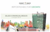 REPOSITIONED FOR GROWTHfirstreit.listedcompany.com › newsroom › 20190805... · 8/5/2019  · PORTFOLIO VALUATION GROWING FROM STRENGTH TO STRENGTH Note (1) All values are as at