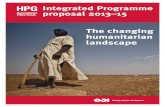 The changing humanitarian landscape · The Changing Humanitarian Landscape: Reflection, Analysis and Outlook 45,650 57,410 103,060 Total Research projects £8 7,0 0 £86 ,886 ,690,896