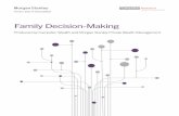 Family Decision-Making - Morgan Stanley · 2020-03-09 · Family Decision-Making ... a CEO outlines his family s approach CHAPTER TWO: ... To add context to the quantitative component