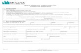 Molina Healthcare of Wisconsin, Inc. Practitioner Application...Molina Healthcare of Wisconsin, Inc. Practitioner Application 1. INSTRUCTIONS This form should be: • Typed or legibly
