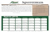 Sportsman - Kent County Conservation Leaguekccl.org › wp-content › uploads › 2018 › 07 › Corrected-Aug... · 2 teams stay an extra day to shoot skeet doubles. Here’s a