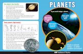 PLANETS - Institute of PhysicsPlanets are many different colours and sizes, weigh different amounts and can be made up of different things too. We think that all the material that
