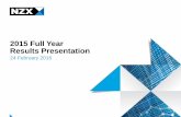2015 Full Year Results Presentation€¦ · 2015 Full Year Results Presentation 24 February 2016 . Contents •Overview of 2015 results •2015 financial and operational performance