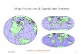 Map Projections & Coordinate SystemsGeo327G/386G: GIS & GPS Applications in Earth SciencesJackson School of Geosciences, University of Texas at Austin Map Projections & Coordinate