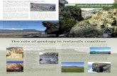 The role of geology in Ireland’s coastline · The role of geology in Ireland’s coastline A sand volcano in West Clare, originally formed by water escaping from sand beds around
